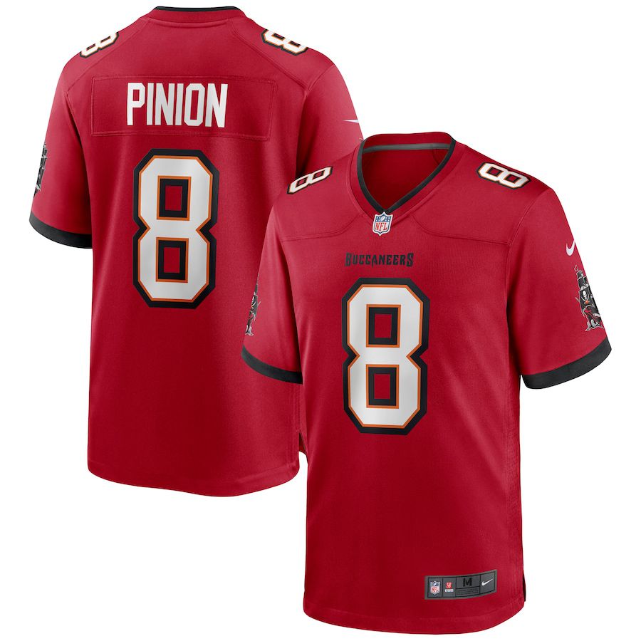 Men Tampa Bay Buccaneers #8 Bradley Pinion Nike Red Game NFL Jersey